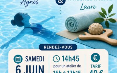 Sophrologie dans l&rsquo;eau et Massage Juin 2026